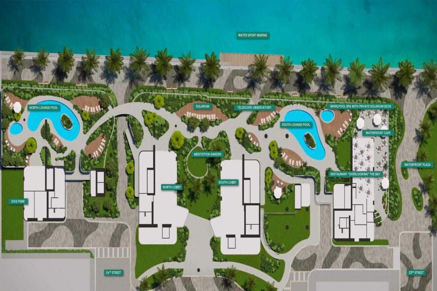 Rendering of Aria Reserve Key Plan - Bay Level