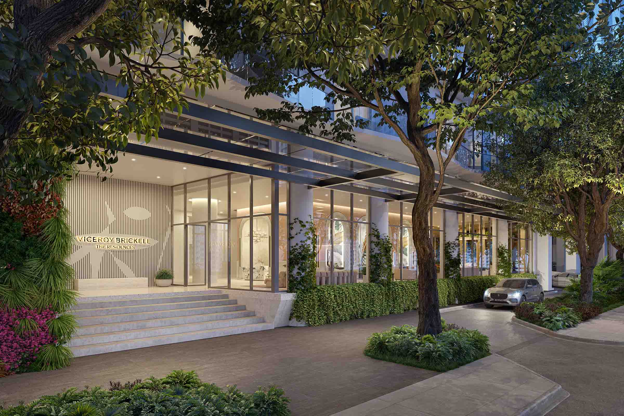 Rendering of Viceroy Brickell Entrance