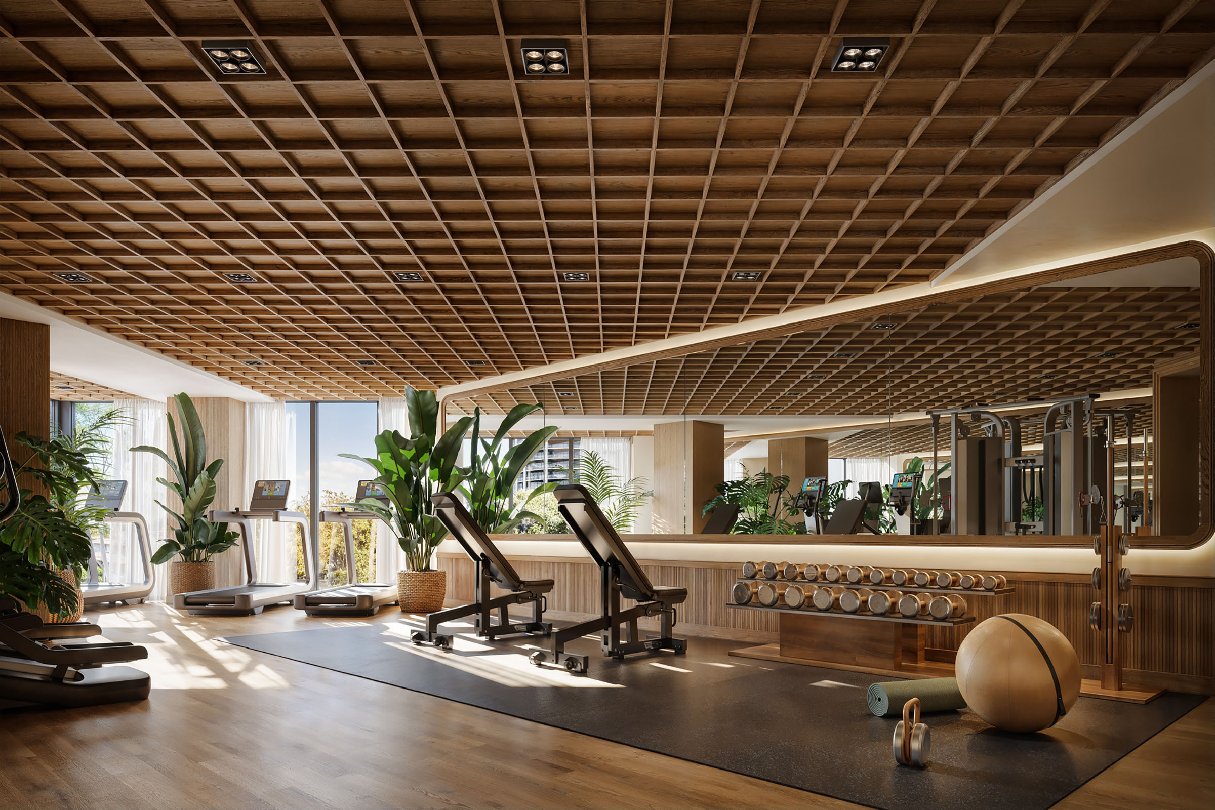 Rendering of THE WELL Coconut Grove Fitness Center