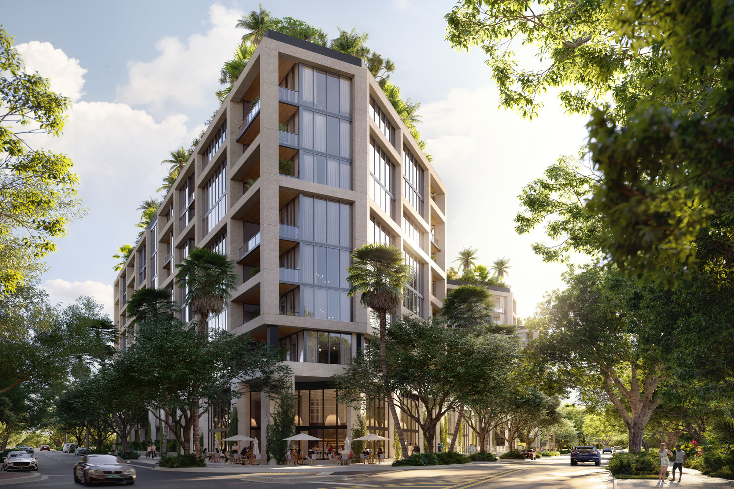 Rendering of THE WELL Coconut Grove Mary Tigertail Corner