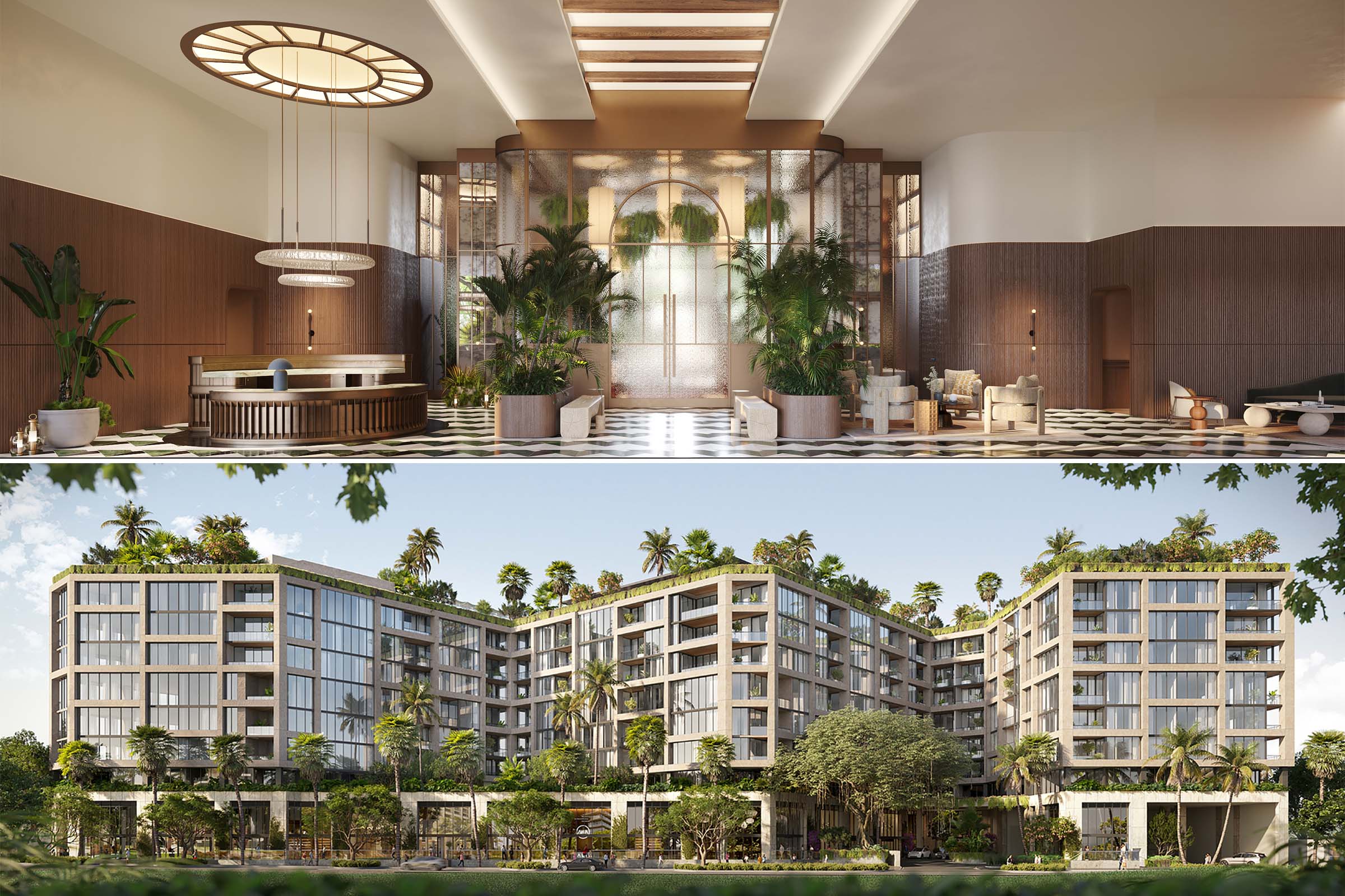 Rendering of THE WELL Coconut Grove with Lobby